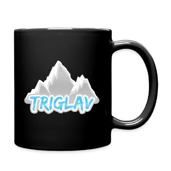 Triglav as a mountain - Full Colour Mug - black - Right