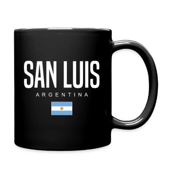 San Luis Argentina Argentinian - Full Colour Mug - black - Right
