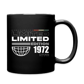 Cadeau d’anniversaire 1972 - Millésime 1972, 53ème naissance - Mug uni - noir - Droite