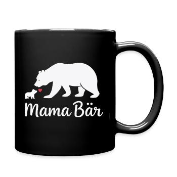 Future Maman MAMA BEAR Rétro Drôle - Mug uni - noir - Droite