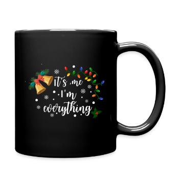 Chemise de Noël drôle de couple, Noël assorti - Mug uni - noir - Droite