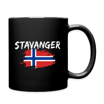 Stavanger, Norway - Full Colour Mug - black - Right