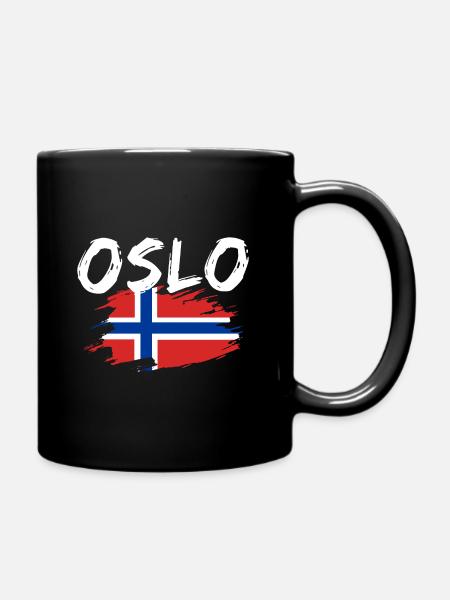 Oslo, Norvège - Mug uni - noir