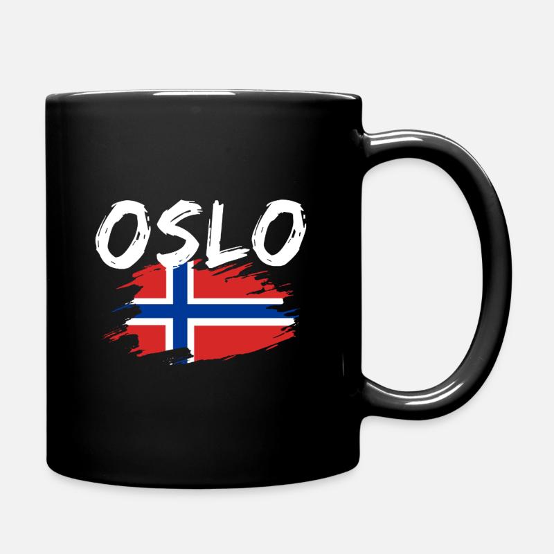 Oslo, Norvège - Mug uni - noir