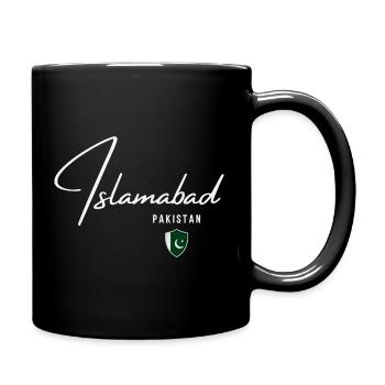 Islamabad Pakistan, Pakistani pride - Full Colour Mug - black - Right