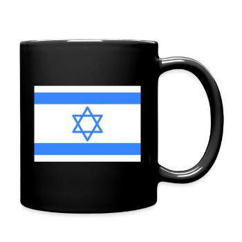 Drapeau d’Israël - Mug uni - noir - Droite