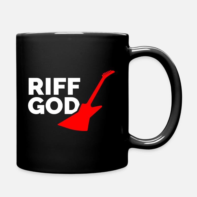 Riff God - Tasse einfarbig - Schwarz