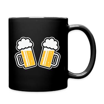 2 beer mugs Cheers, cheers! (Beer Mugs 3C) - Full Colour Mug - black - Right
