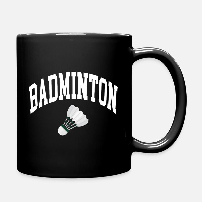 Badminton - Tasse einfarbig - Schwarz