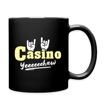 Casino Gambler - Full Colour Mug - black - Right