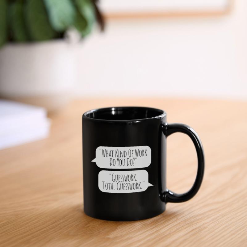 Total Guesswork - No idea at work Full Colour Mug