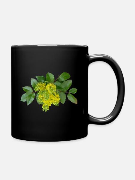 Mahoni - Tasse einfarbig - Schwarz