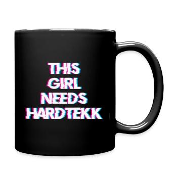 Hardtekk Tekk - Tasse einfarbig - Schwarz - Rechts