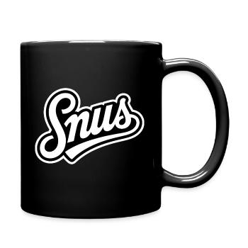 Snus - T-shirt Zyn Sac de nicotine - Mug uni - noir - Droite