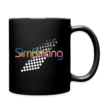SimRacing Gradient Logo - Full Colour Mug - black - Right