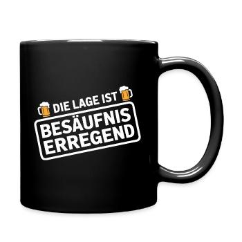 L’endroit est une bière de soirée alcoolisée - Mug uni - noir - Droite