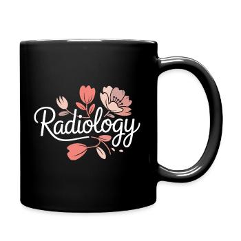 RadFlora Radiology Flowers - Full Colour Mug - black - Right