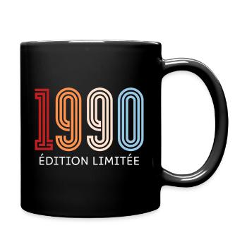 1990 édition limitée vintage - Mug uni - noir - Droite