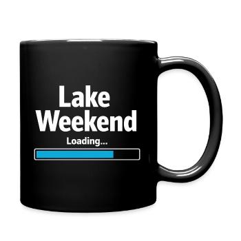 See-wochenende Countdown Zu See-tagen - Tasse einfarbig - Schwarz - Rechts