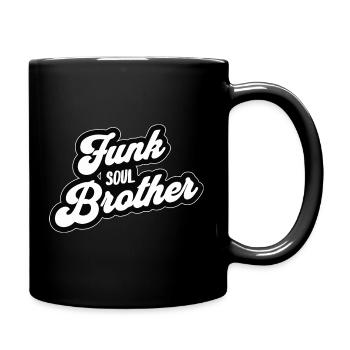 Funk Soul Brother Rétro - Mug uni - noir - Droite