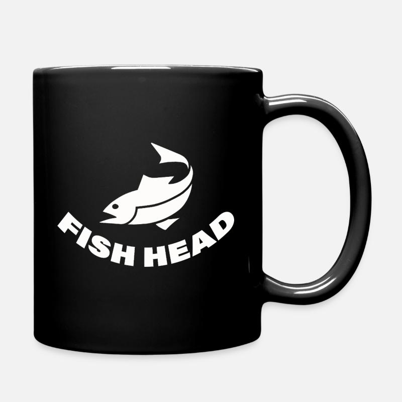 tête de poisson - Mug uni - noir