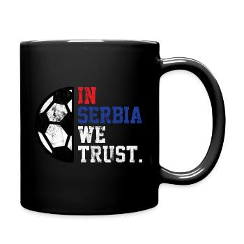 In Serbia we trust - Full Colour Mug - black - Right