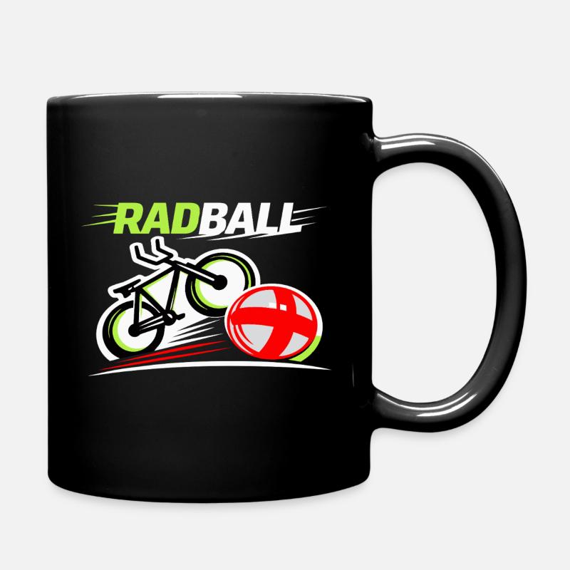 Radball, Cycleball, Hallenradsport - Tasse einfarbig - Schwarz