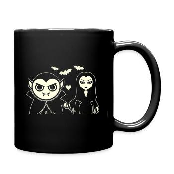 Vampire and Night Vampire - Full Colour Mug - black - Right