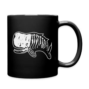 Whale - Full Colour Mug - black - Right