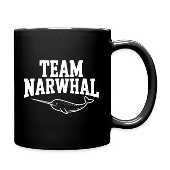 Team Narwhal - Full Colour Mug - black - Right