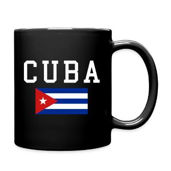 Drapeau cubain - Mug uni - noir - Droite
