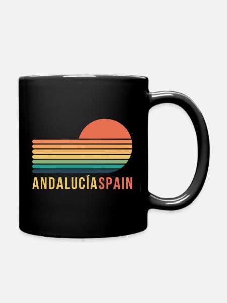 Andalusien, Spanien - Tasse einfarbig - Schwarz