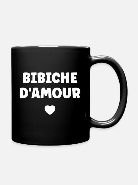 bibiche - Mug uni - noir
