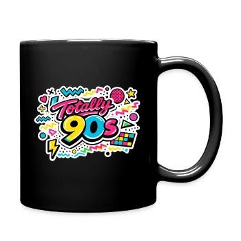 Fête à thème années 90 vintage années 90 - Mug uni - noir - Droite