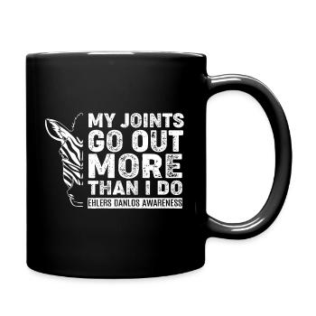 Ehlers-Danlos syndrome EDS HSD - Full Colour Mug - black - Right