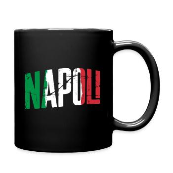 Napoli Italien Neapel - Tasse einfarbig - Schwarz - Rechts