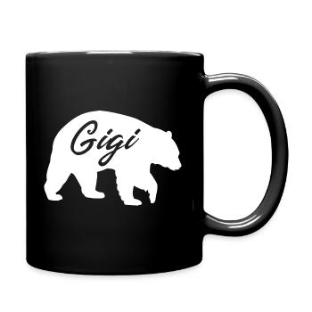 Gigi Bear Cute Grandma Gift Shirt - Full Colour Mug - black - Right