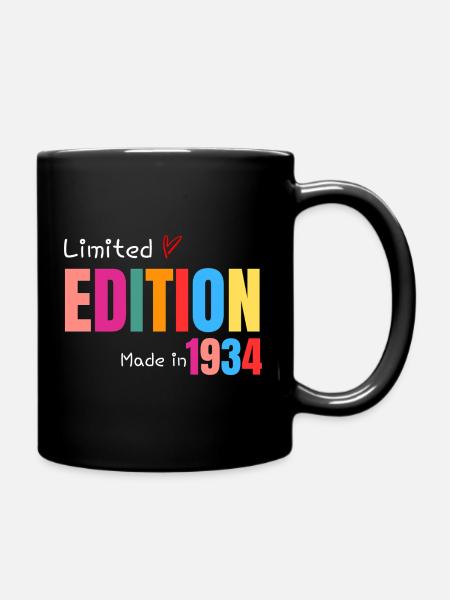 Limitierte Auflage Hergestellt im Jahr 1934 - Tasse einfarbig - Schwarz