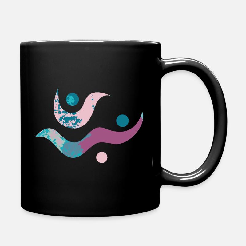 Yoga design_32 - Mug uni - noir