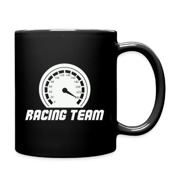 Racing Team Speedometer Emblem - Full Colour Mug - black - Right