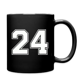 24 - Tasse einfarbig - Schwarz - Rechts