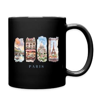 Paris Holidays Travel – City & Culture France - Mug uni - noir - Droite