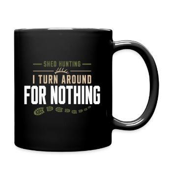 Chasse-écailles-chasseur-bois-cerf-cerf-cerf de Virginie - Mug uni - noir - Droite