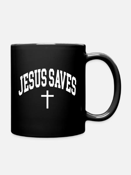 Jésus sauve - Mug uni - noir