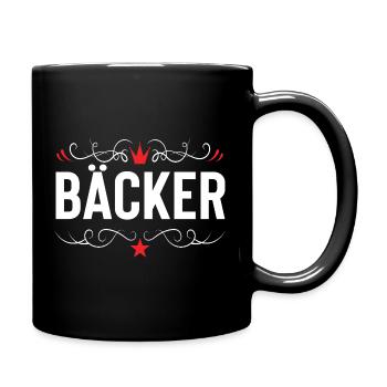 Baker Profession - Full Colour Mug - black - Right