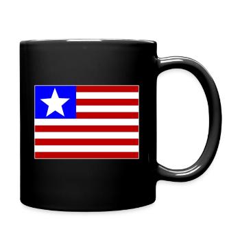Liberia_Flagge_used - Mug uni - noir - Droite