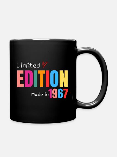 Limitierte Auflage Hergestellt 1967 - Tasse einfarbig - Schwarz