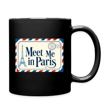 Affiche Meet Me in Paris - Mug uni - noir - Droite