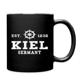 Kiel Northern Germany Souvenir - Full Colour Mug - black - Right