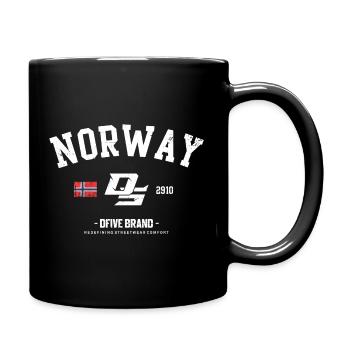 T-shirt graphique de la marque Norway Drive - Mug uni - noir - Droite